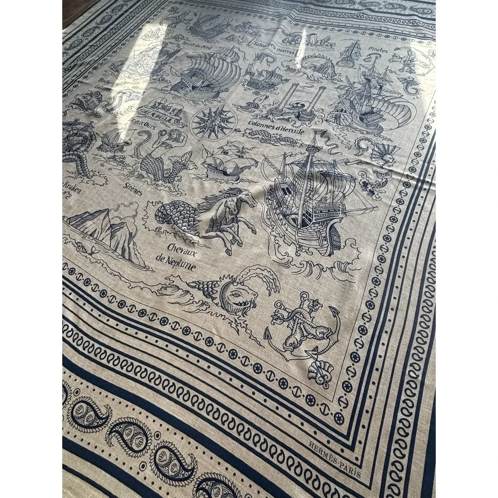 Hermes Cashmere Shawl 